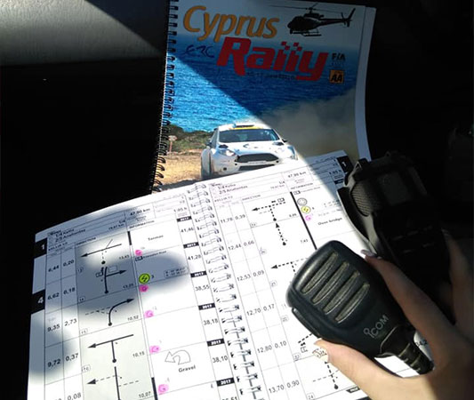 ERC Cyprus Rally 2018 Roadbook