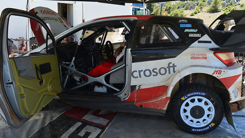 Toyota Gazoo tests Greece