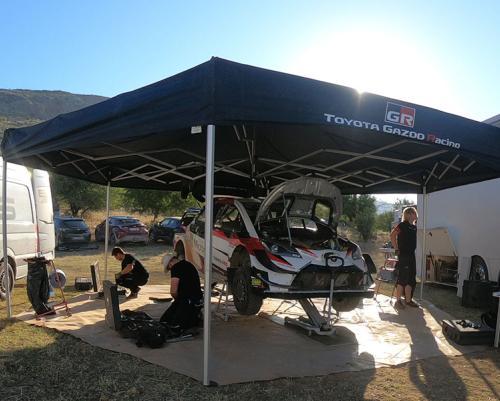 Toyota Gazoo Racing WRC τεστ σε Aκροπολικά χώματα